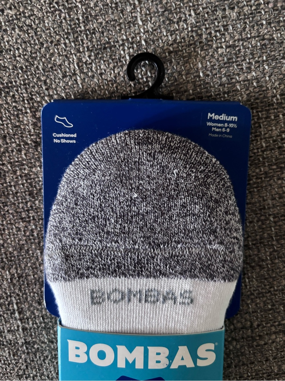 Bombas White Crew Socks M-Six Pack Bundle - Picture 3 of 3